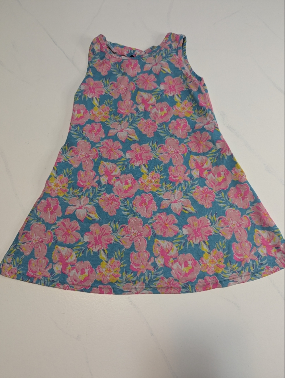 Simply Southern Collection Floral Lightweight Sundress Toddler Size 4